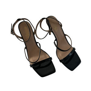 Rouge Helium Shoes Womens Size 39 Strappy High Heel Sandals Square Toe Dressy